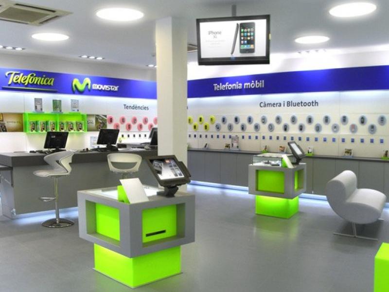 Nouvelle image des boutiques MOVISTAR.